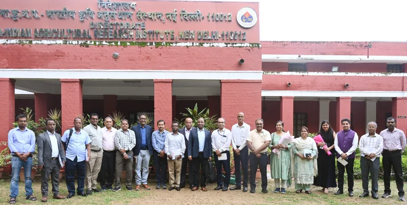 CoRE institutional exposure visit delegation at Indian Agricultural Research Institute